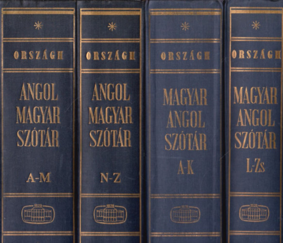 Magyar - Angol nagysz�t�r I-II. , Angol - Magyar nagysz�t�r I-II.