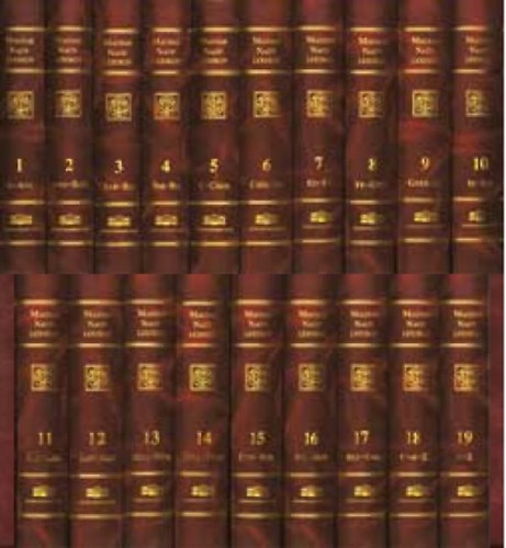 Élesztős-Rostás (szerk.) - Magyar Nagylexikon I-XIX.