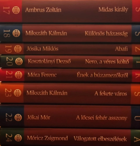 A magyar prza klasszikusai 17-24.