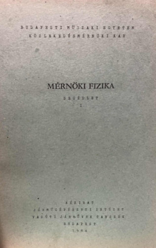 Mrnki Fizika segdlet I-VIII.
