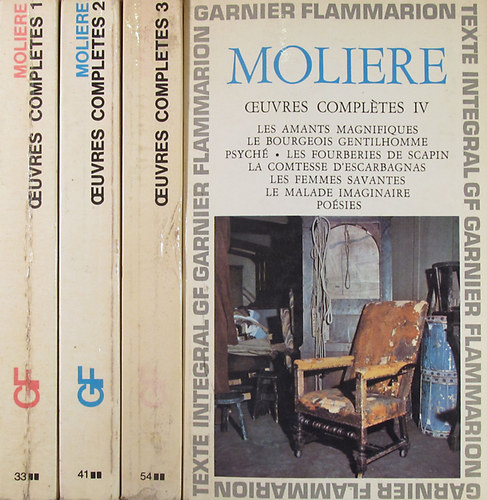 Oeuvres compltes de Molire I-IV.