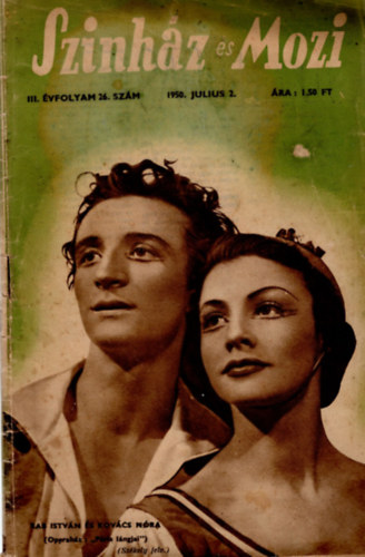 Sz�nh�z �s Mozi III. �vfolyam 26. sz�m 1950 J�lius 2.