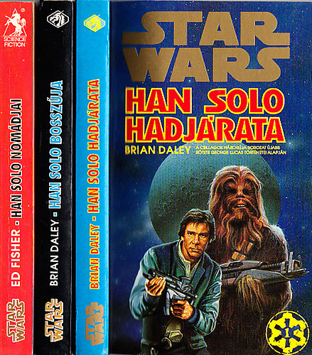 Star Wars 3 db Han Solo regny (Han Solo hadjrata + Han Solo bosszja + Han Solo nomdjai)