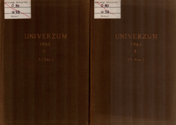 Univerzum folyirat 1965. 1-24. (teljes)