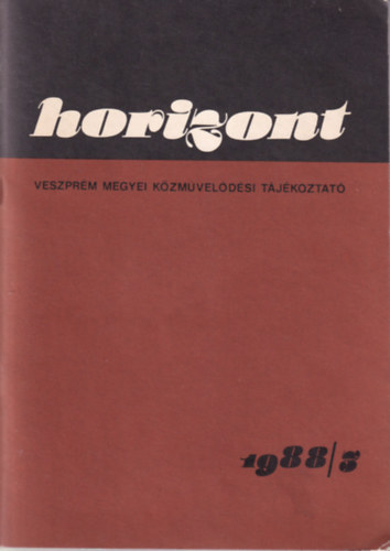 Horizont 1988/5 ( Veszprm Megyei Kzmveldsi Tjkoztat