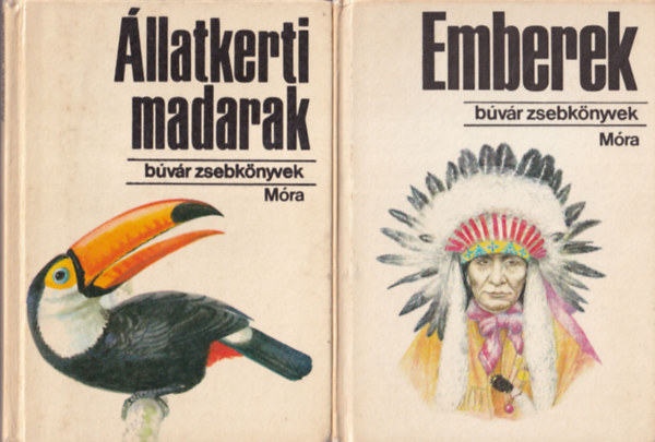 Dr. Vargha B�la, Vargha-Muray, Hank� Ildik� Kalm�r  Zolt�n - 3 db B�v�r zsebk�nyv: Emberek + �llatkerti madarak + Madarak