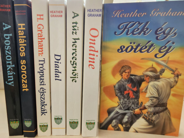 Heather Graham - 7db Heather Graham, KÖNYVMENTŐ AJÁNLAT: A boszorkány - Halálos sorozat - Trópusi éjszakák - Diadal - A tűz hercegnője - Ondine - Kék ég, sötét éj