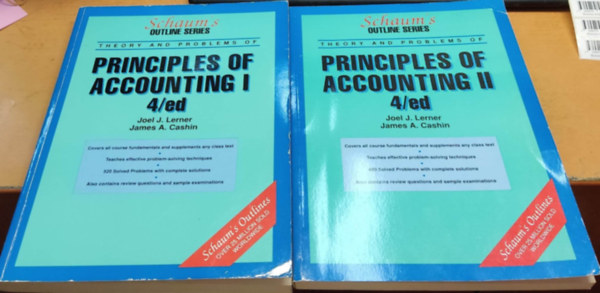 James A. Cashin Joel J. Lerner - Schaum's Outline of Principles of Accounting I-II. (Theory and Problems of Principles of Accounting)