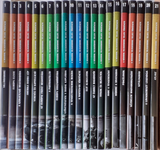 A m�sodik vil�gh�bor� teljes t�rt�nete I-XXI.