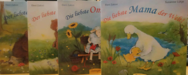 Susanne Ltje Eleni Zabini - 4 db meseknyv, lapoz: Die liebste Mama der Welt! + Die liebste Oma der Welt! + Der liebste Papa der Welt! + Der liebste Opa der Welt!