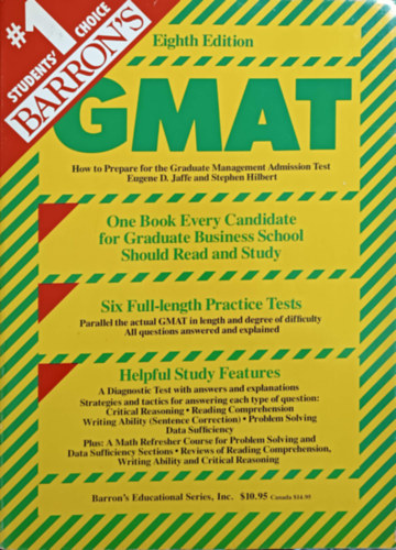 Stephen Hilbert Eugene D. Jaffe - How to Prepare for the Graduate Management Admission Test (GMAT)