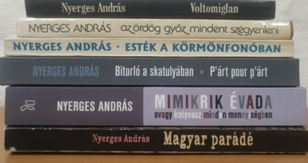 Nyerges Andrs dediklt knyvcsomag