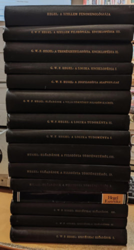 G. W. F. Hegel - 15 db G. W. F. Hegel: Enciklopdia I-III.: A logika + A termszetfilozfia + A szellem filozfija; A szellem fenomenolgija; A jogfilozfia alapvonalai; Eladsok a Vilgtrtnet filozfijrl