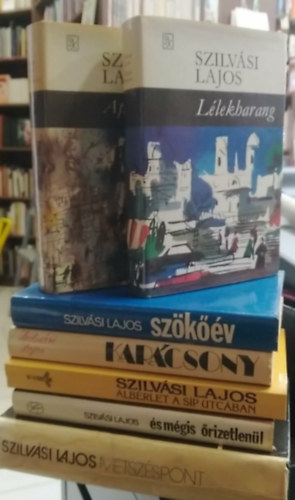 7 db-os K�NYVMENT� AJ�NLAT, Szilv�si Lajos reg�nyei: Metsz�spont+ �s m�gis �rizetlen�l+ Alb�rlet a S�p utc�ban+ Kar�csony+ Sz�k��v+ L�lekharang+ Appassionata