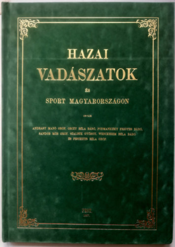 Hazai vadszatok s sport Magyarorszgon (fakszimile)