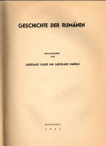 Geschichte der Rumanen
