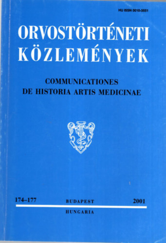 Orvostrtneti Kzlemnyek 2001. 1-4.