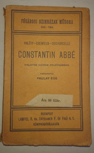 Constantin abb (Vgjtk hrom felvonsban)