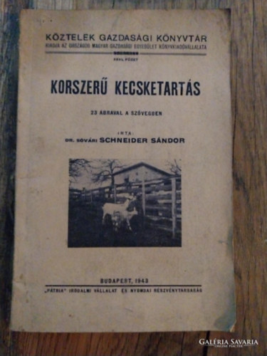 Korszer� kecsketart�s