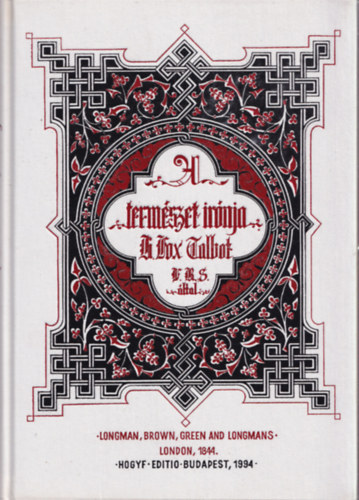 A termszet irnja (szmozott, facsimile)- ksrfzettel