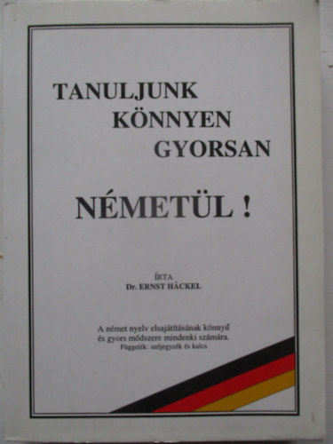 Tanuljunk k�nnyen gyorsan n�met�l!