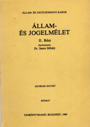 llam- s jogelmlet II. (Kzirat)