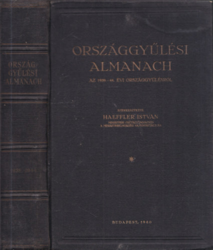 Orszggylsi almanach (Az 1939-44. vi orszggylsrl)