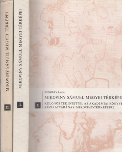 Mikoviny S�muel megyei t�rk�pei I-II.