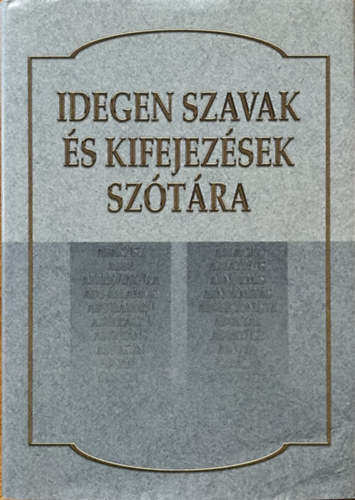 Idegen szavak s kifejezsek sztra
