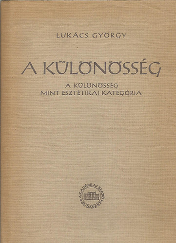 A Klnssg - A klnssg mint eszttikai kategria