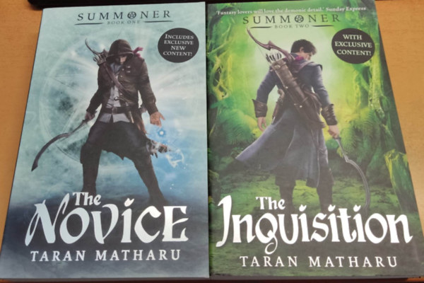 Taran Matharu - Summoner Book One, Two: The Novice + The Inqvisition (2 ktet)