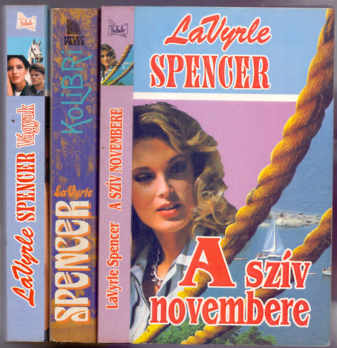 3 db. romantikus regny: Vgyak + Kolibri + A szv novembere (LaVyrle Spencer)
