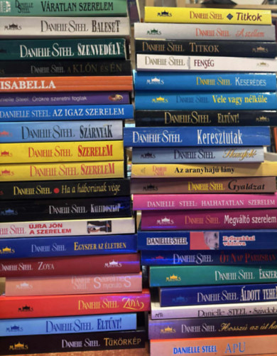 40 db Danielle Steel romantikus k�tet