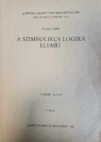 A szimbolikus logika elemei