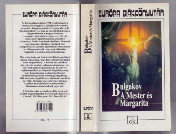 A Mester s Margarita (Eurpa Dikknyvtr)