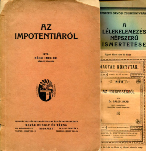 3 db orvosi kisfzet