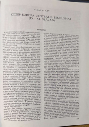 Kzp-Eurpa centrlis templomai (IX.-XI. szzad)