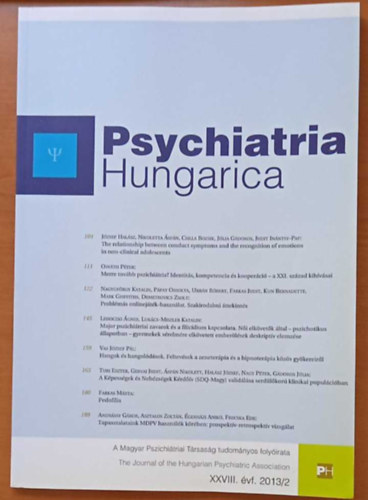Psychiatria Hungarica XXVIII. �vf. 2013/2