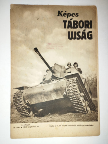 KPES TBORI UJSG II. vfolyam 38. szm - 1943 szeptember 17.