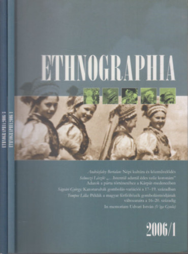 Ethnographia 2006/1,3. szmok (2 db. lapszm)