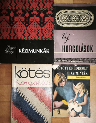 4db k�t�ssel-horgol�ssal kapcsolatos m� - K�t�tt �s horgolt divatmint�k, K�t�s-horgol�s 1969, �j horgol�sok, Lengyel Gy�rgyi-K�zimunk�k