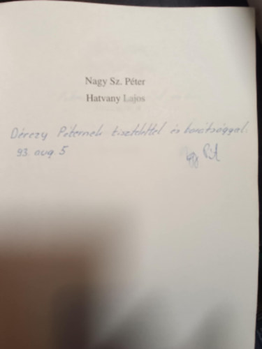 Hatvany Lajos