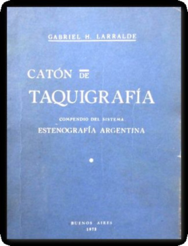 Cat�n de taquigraf�a