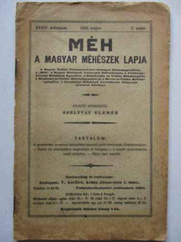 Mh - A Magyar Mhszek Lapja 1942/5. szm