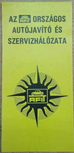 A Orsz�gos Aut�jav�t� �s szerv�zh�l�zata