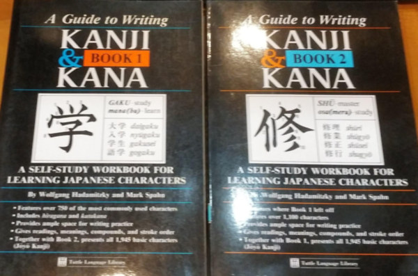 A guide to writing Kanji & Kana - book 1. + Book 2.