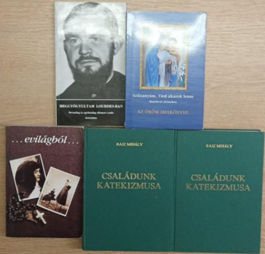 Tlgyesi gnes, Dr. Nehz Mrta Mirjam, Rajz Mihly Kulcs gnes - 4 db vallsi knyv (5 ktetben): ...evilgbl... - Meggygyultam Lourdes-ban - Szzanym, Tied akarok lenni - Csaldunk katekizmusa I-II.