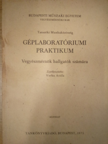 G�plaborat�riumi praktikum