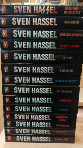 Sven Hassel - Kárhozottak légiója teljes sorozat: Kárhozottak légiója + Lánctalpak + Bajtársak + Gyalogoshadosztály + Gestapo + Monte Cassino + SS tábornok + Eltörölni Párizst! + Pokoljárás + Fagyhalál + Menetjegy a pokolba + Kivégzőosztag + OGPU