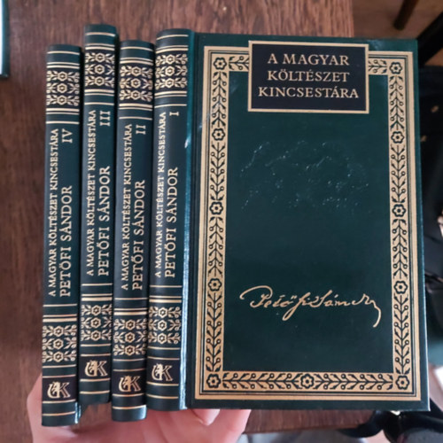 Petfi Sndor sszes kltemnyei I-IV.(A magyar kltszet kincsestra 11-14.)